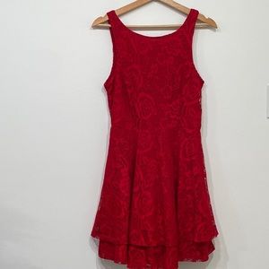 Red Lace Dress